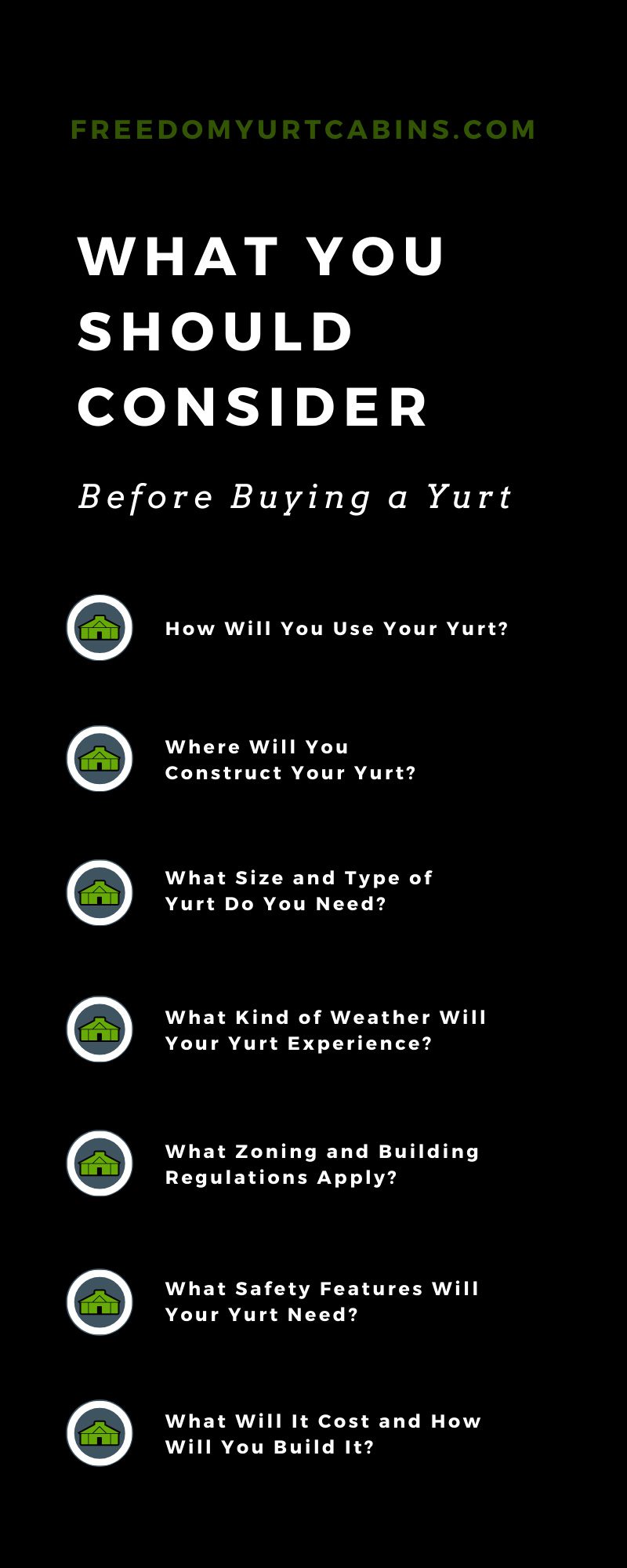 What You Should Consider Before Buying a Yurt