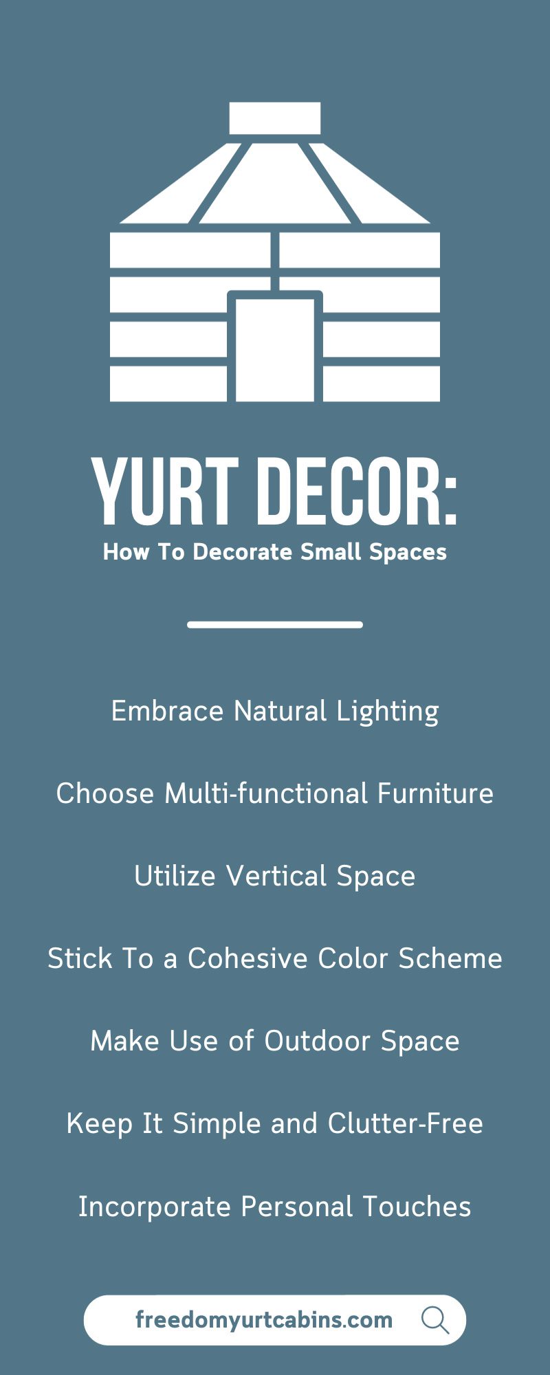 Yurt Decor: How To Decorate Small Spaces
