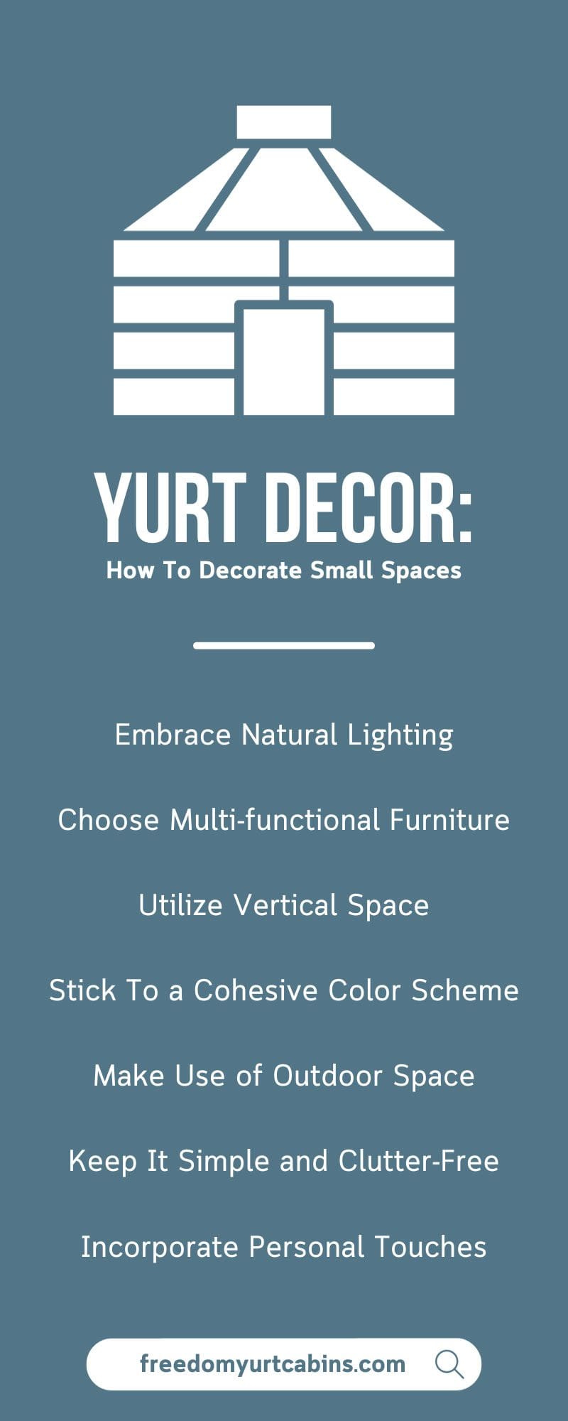 Yurt Decor: How To Decorate Small Spaces